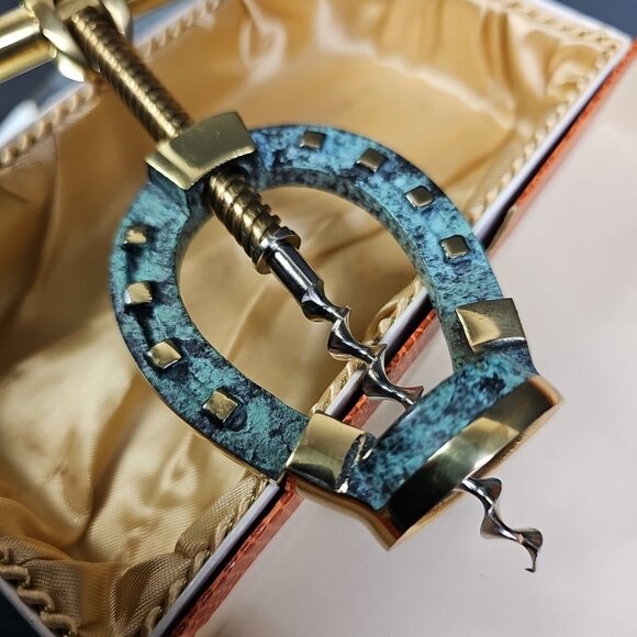 Vintage Walter Bosse Corkscrew Horseshoe Vienna, Austria, 1950s-60s With Box! - Picture 3 of 16